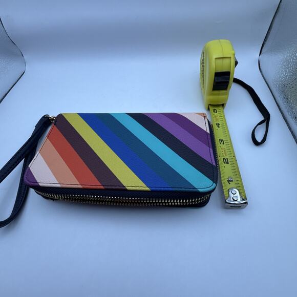 Multicolor Wallet Leather 7” X 4” - Picture 3 of 5